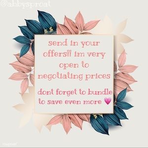 ✨ open to offers ✨